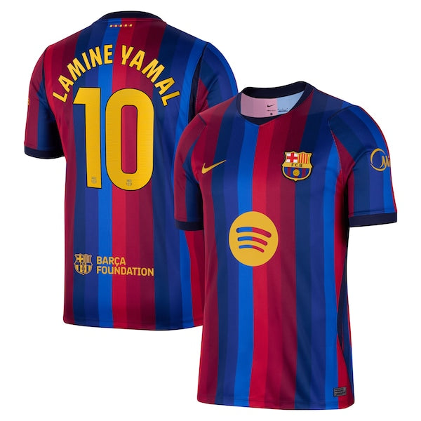 Jersey Gool Lamine Yamal Barcelona 2026/27 Home Stadium pro Jersey Red