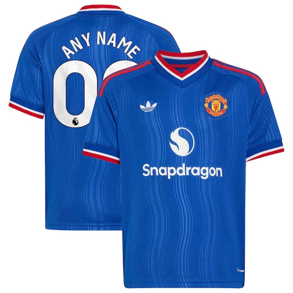 Manchester United Jersey Gool Youth 2026/27 Away pro Custom Jersey - Royal