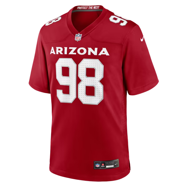 Jared Harrison-Hunte Arizona Cardinals Nike Team Game Jersey - Cardinal