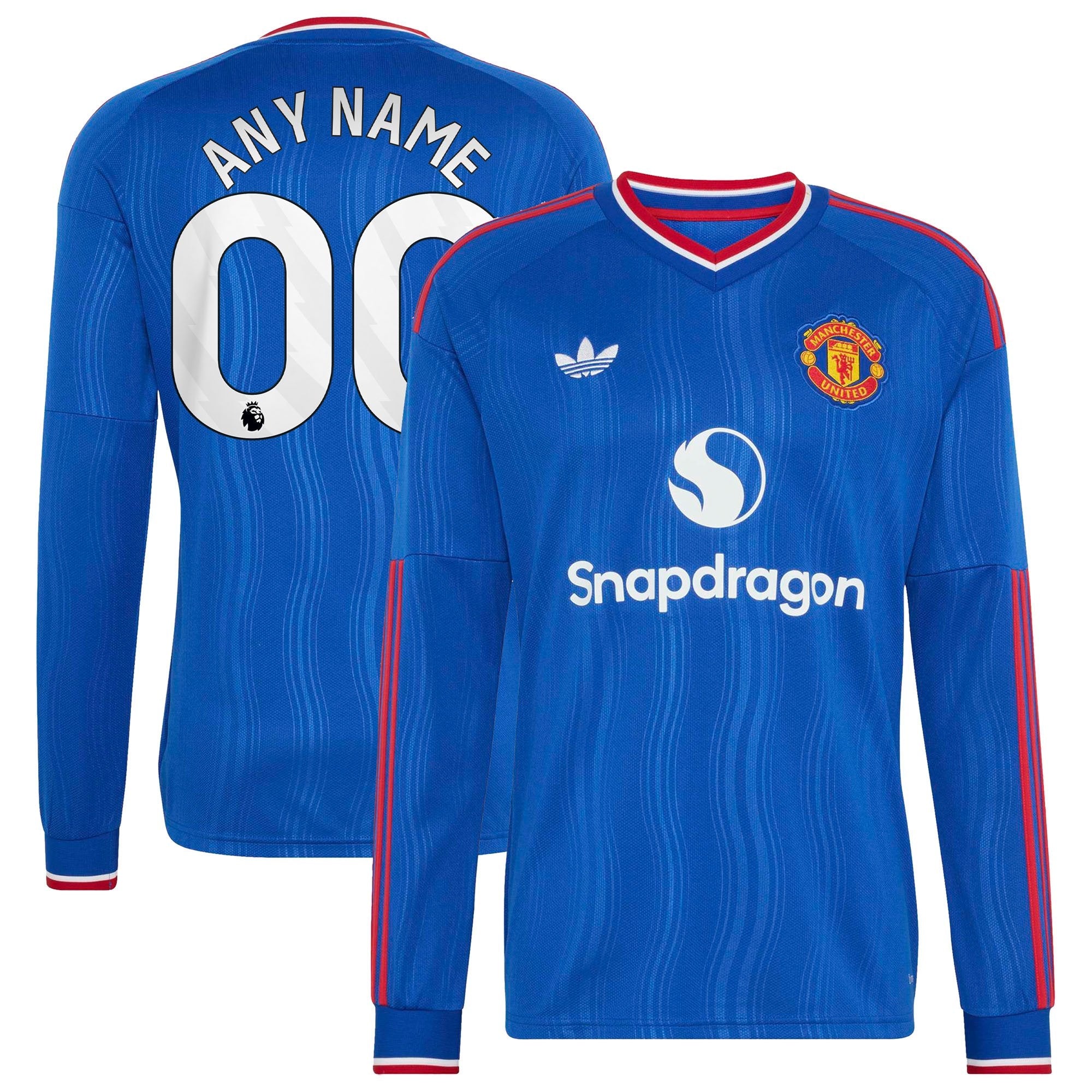 Manchester United Jersey Gool 2026/27 Away pro Custom Long Sleeve Jersey - Royal
