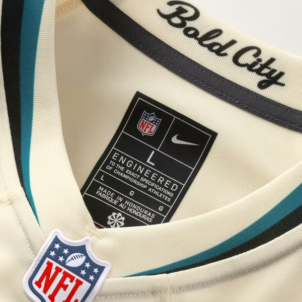 Brian Thomas Jr. Jacksonville Jaguars Nike 2026 Rivalries Collection Game Jersey - Natural