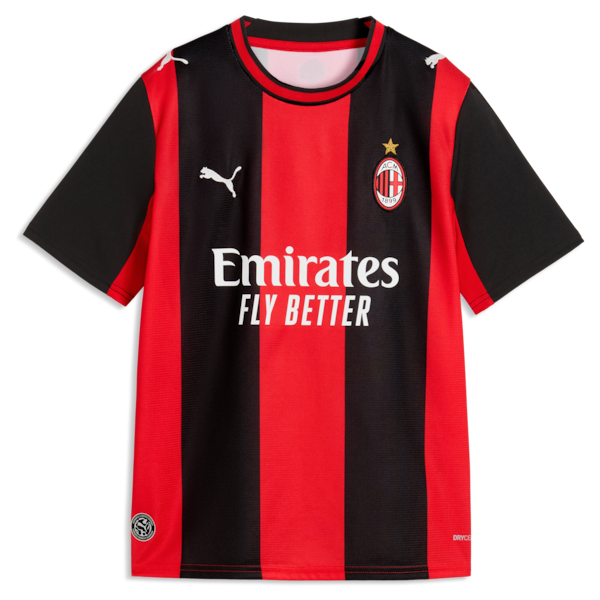  Christian Pulisic AC Milan 2026/27 Home Replica Jersey Black/Red