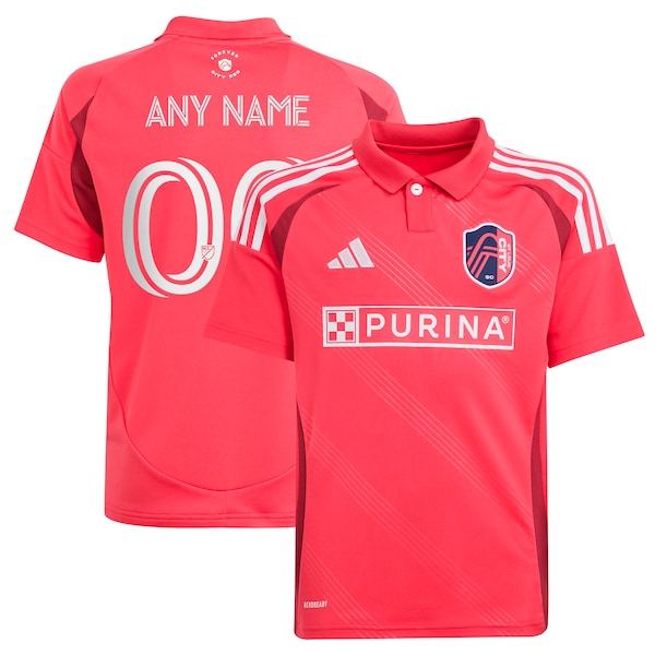 Customized St. Louis CITY SC Youth 2025 Forever CITY Red Replica Custom Jersey