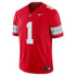 #1 Ohio State Buckeyes Jersey Gool Home Vapor F.U.S.E. Limited Football Jersey - Scarlet