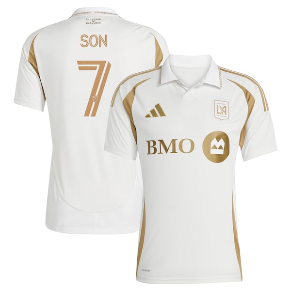 Son Heung-Min LAFC Jersey Gool 2025 Secondary pro Player Jersey - White