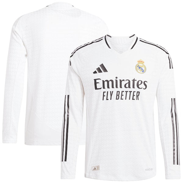 Real Madrid adidas Home Authentic Shirt 2024-25 - Long Sleeve