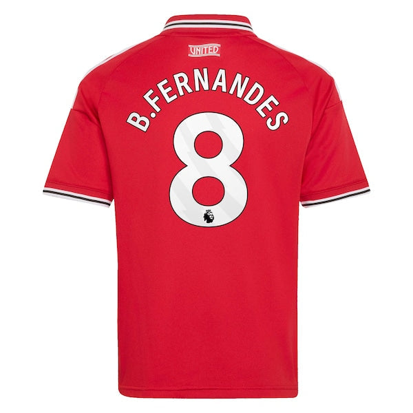 Jersey Gool Bruno Fernandes Manchester United 2026/27 Home Stadium pro Jersey Red