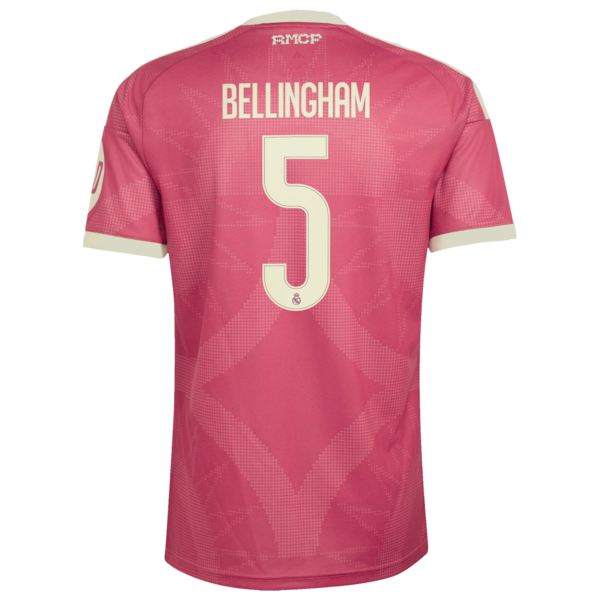 Jude Bellingham Real Madrid Jersey Gool 2026/27 Third pro Jersey - Pink