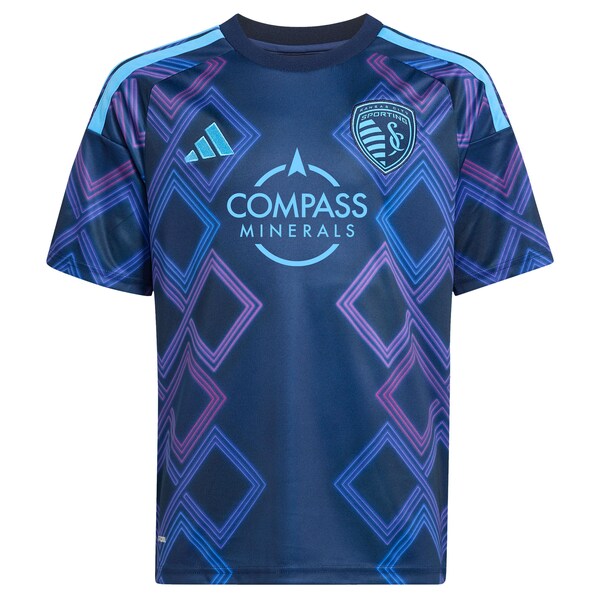 Customized Sporting Kansas City Youth 2026 The 18th & Vine Kit Replica Custom Jersey Blue