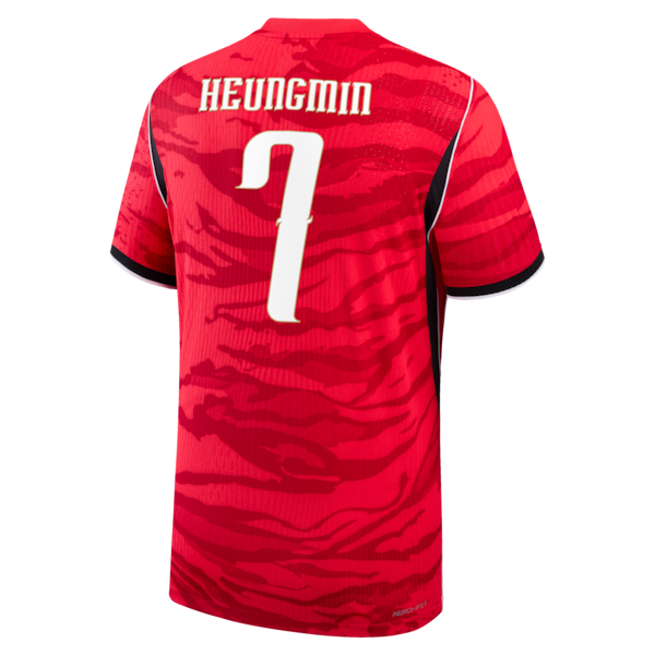 Jersey Gool Son Heung-Min South Korea National Team 2026 Home Match Authentic Jersey Red