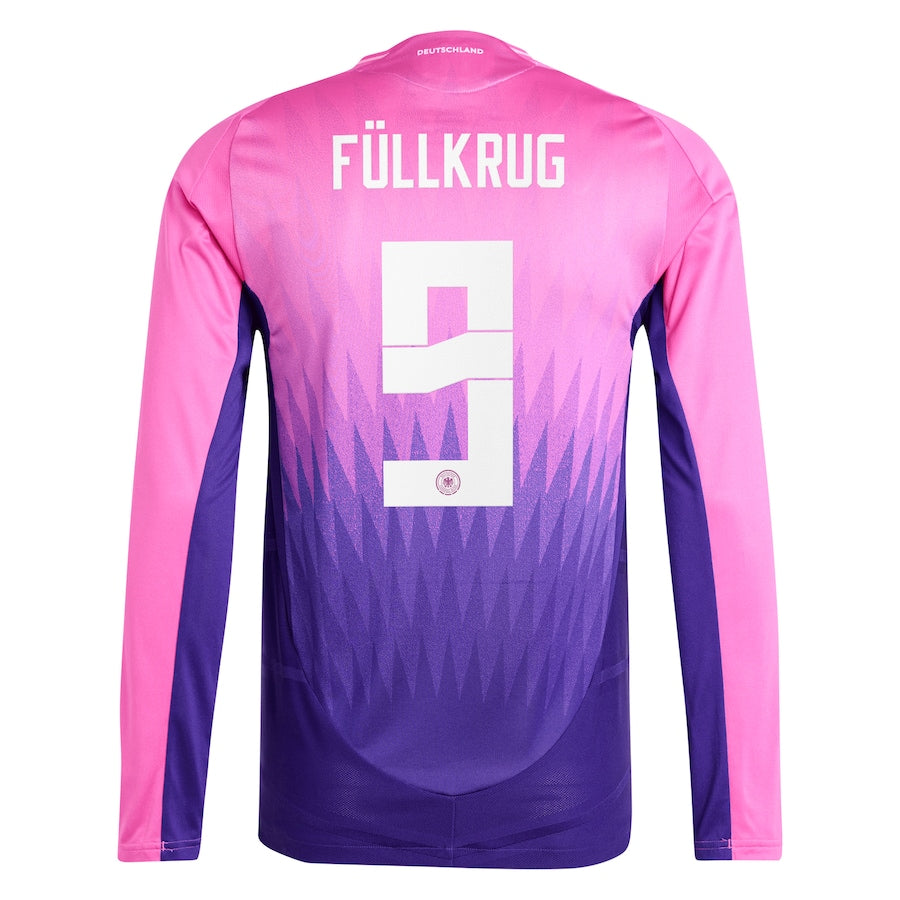 DFB adidas Away Shirt 2024 - Long Sleeve with Füllkrug 9 printing