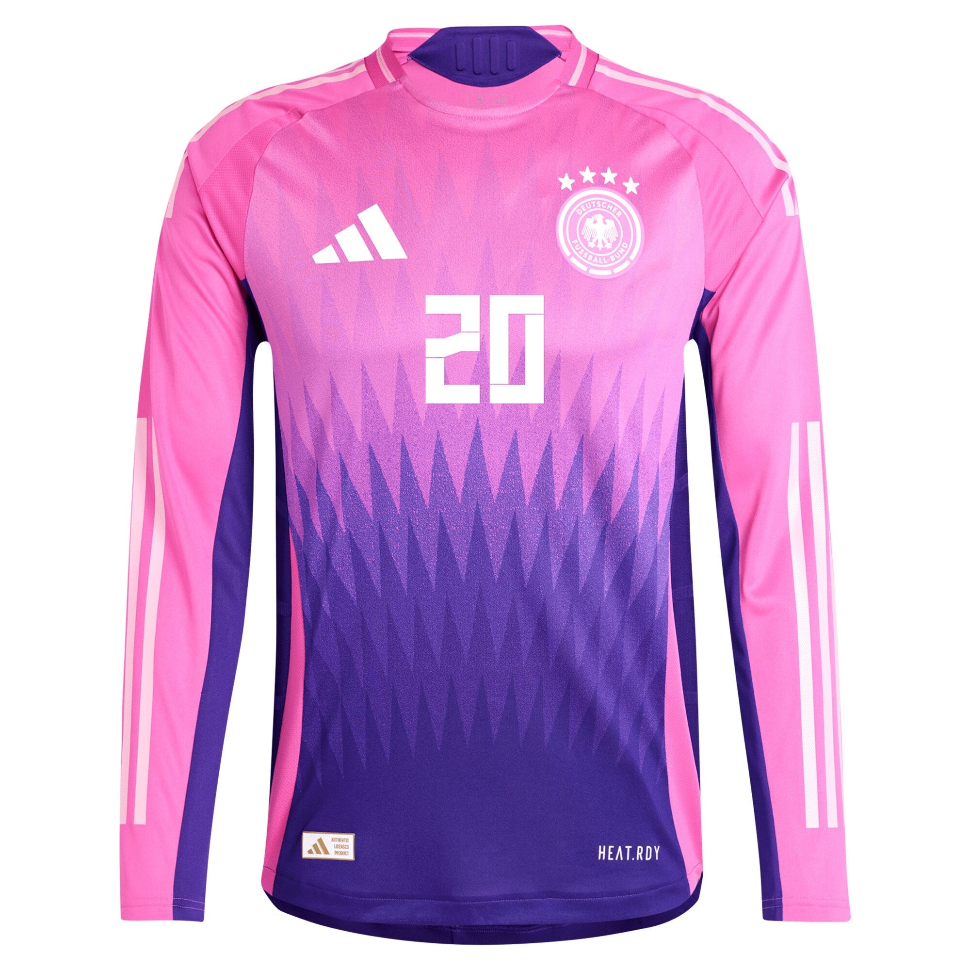 DFB adidas Away Shirt 2024 - Long Sleeve with Gnabry 20 printing