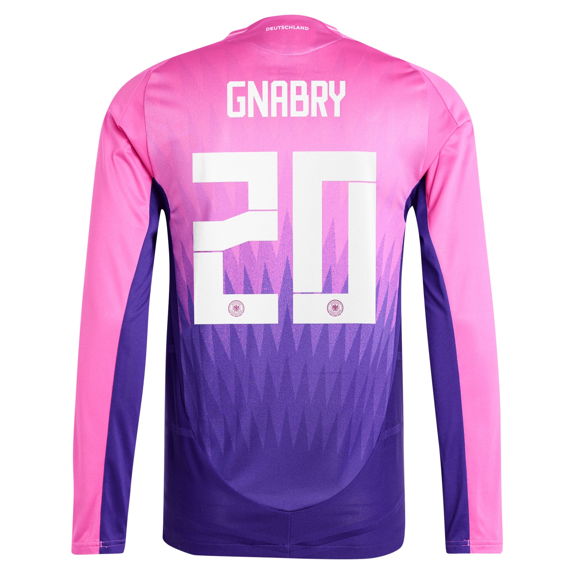 DFB adidas Away Shirt 2024 - Long Sleeve with Gnabry 20 printing