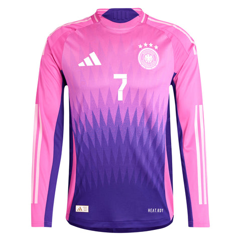 DFB adidas Away Shirt 2024 - Long Sleeve with Havertz 7 printing