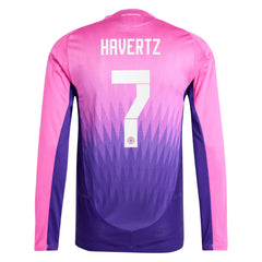 DFB adidas Away Shirt 2024 - Long Sleeve with Havertz 7 printing