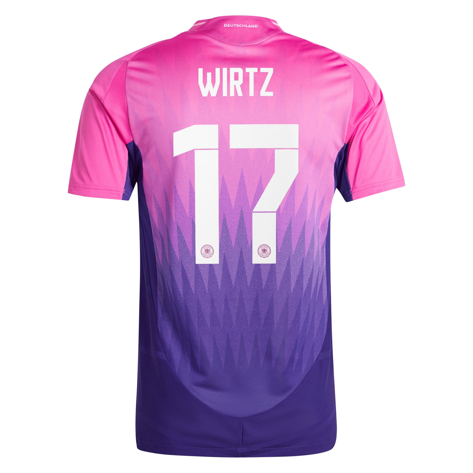 DFB adidas Away Shirt 2024 with Wirtz 17 printing