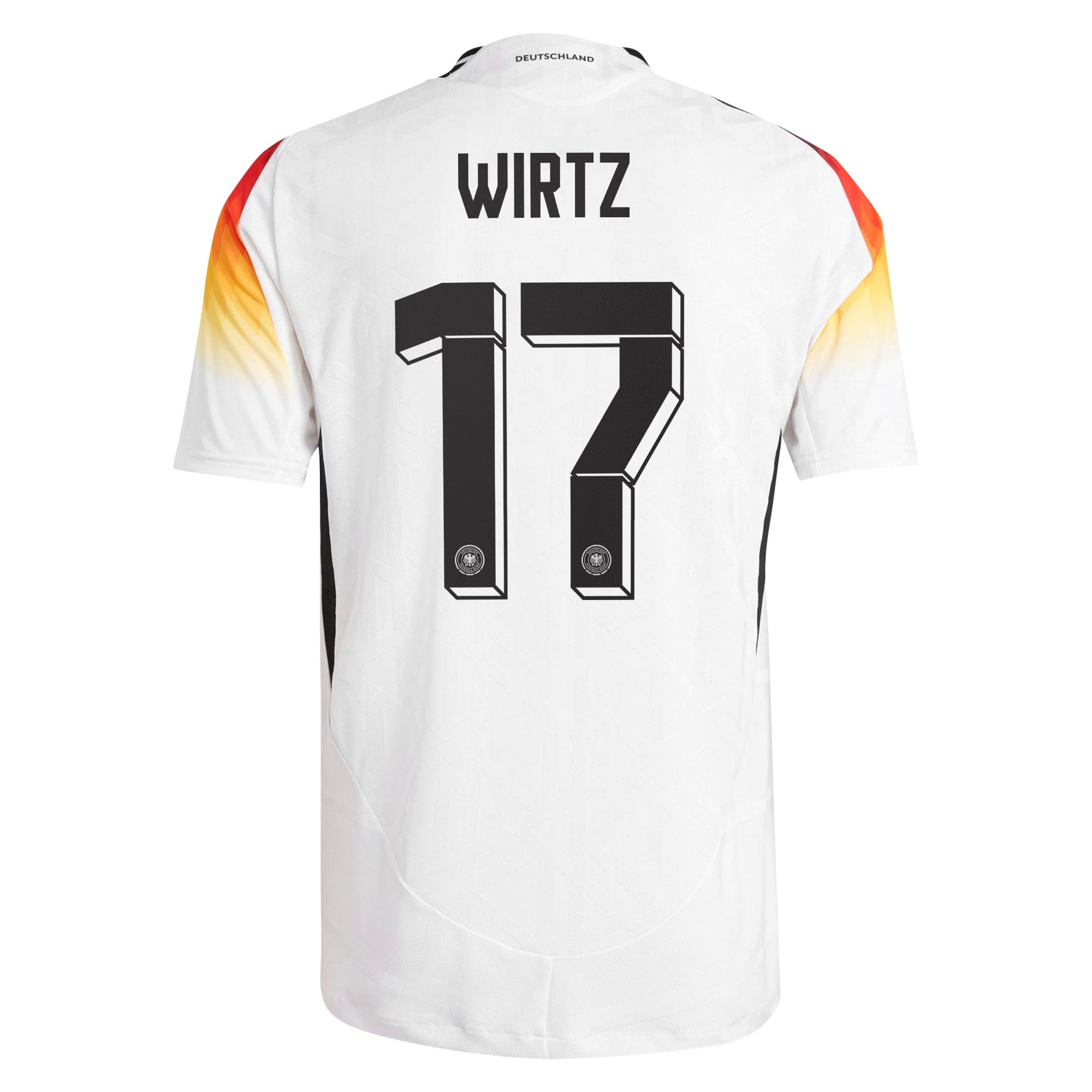 DFB adidas Home Shirt 2024 with Wirtz 17 printing