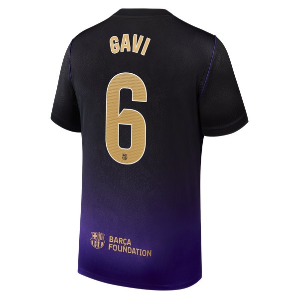 Gavi Barcelona Jersey Gool 2026/27 Away Stadium pro Jersey - Purple