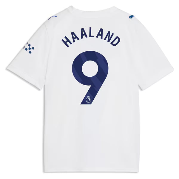 Erling Haaland Manchester City Jersey Gool Youth 2026/27 Third pro Jersey - White