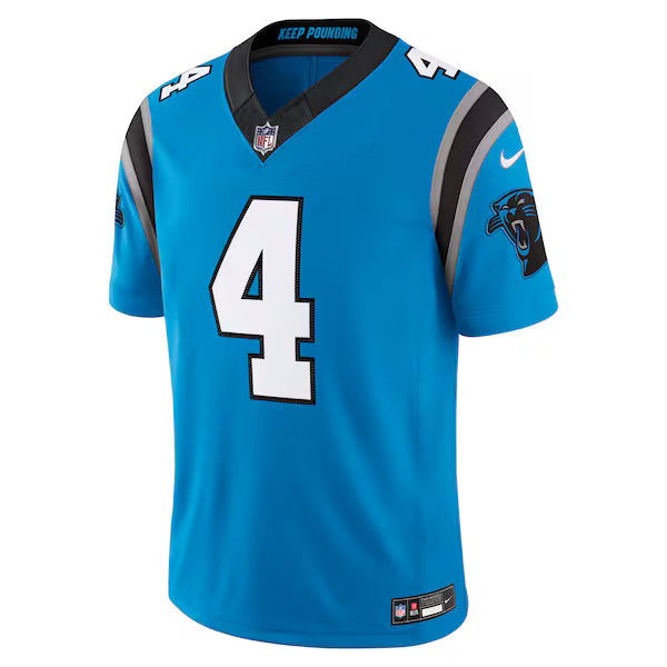 Tetairoa McMillan Carolina Panthers Jersey Gool Alternate Vapor F.U.S.E. Stitched Limited Jersey - Blue