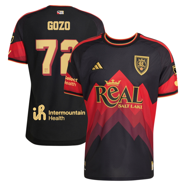 Zavier Gozo Real Salt Lake Jersey Gool 2026 Archive On-Field Authentic Jersey - Black