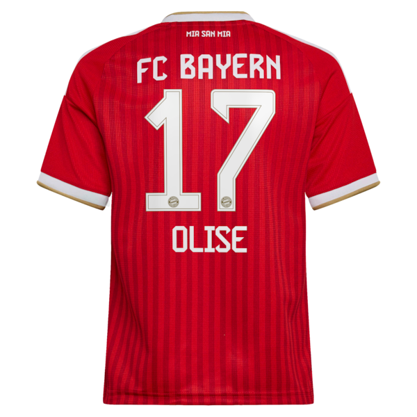 Customized Michael Olise Bayern Munich 2026/27 Home Replica Youth Jersey Red