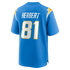 Patrick Herbert Los Angeles Chargers Nike Team Game Jersey - Powder Blue