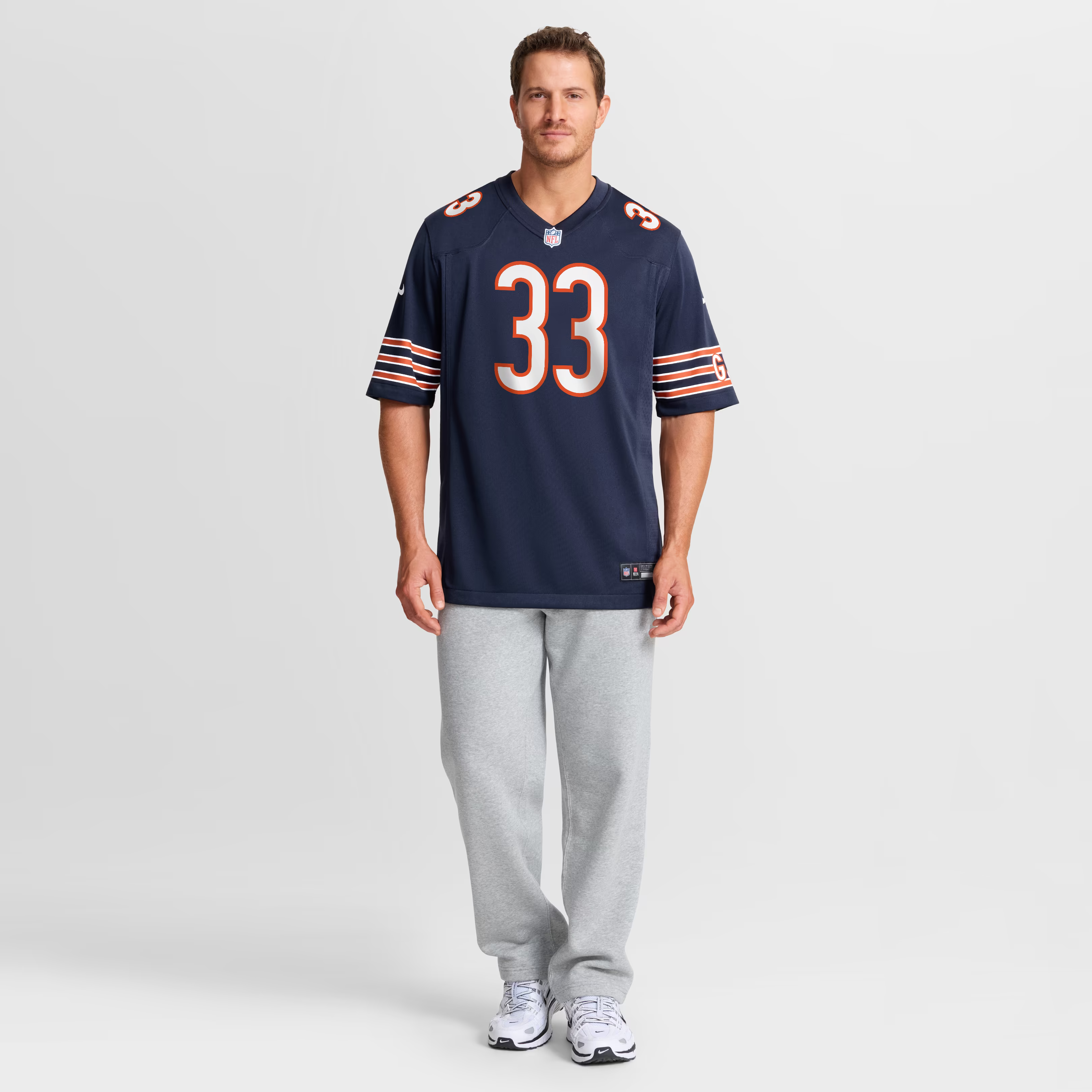 Keidron Smith Chicago Bears Jersey Gool Team Game Jersey - Navy