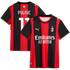  Christian Pulisic AC Milan 2026/27 Home Replica Jersey Black/Red