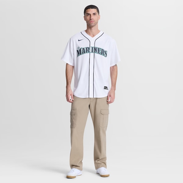 Kade Anderson Seattle Mariners Jersey Gool Home pro Jersey - White