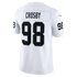 Maxx Crosby Las Vegas Raiders Jersey Gool Vapor F.U.S.E. Stitched Limited Jersey - White