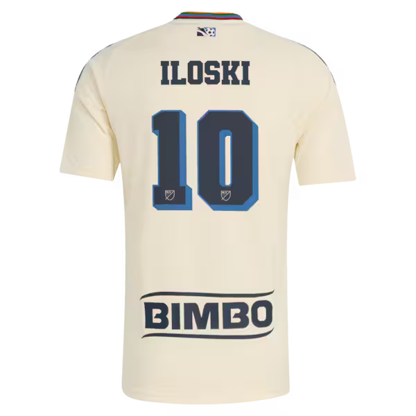 Milan Iloski Philadelphia Union Jersey Gool 2026 Archive pro Jersey - Tan