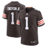 KC Concepcion Jr. Cleveland Browns Jersey Gool Team Game Jersey - Brown
