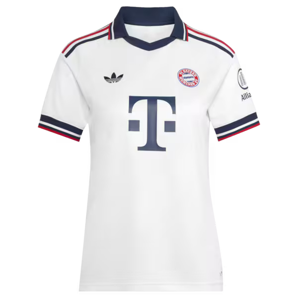 Michael Olise Bayern Munich Jersey Gool Women's 2026/27 Away pro Jersey - White