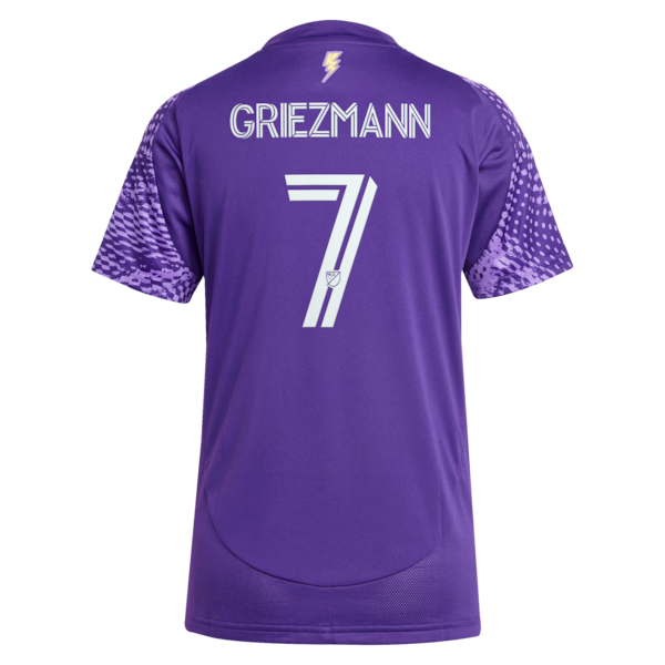 Customized Antoine Griezmann Orlando City SC Women's 2025 Perfect Storm Replica Jersey Purple