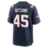 Quintayvious Hutchins New England Patriots Nike Team Game Jersey - Navy