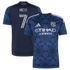 Nicolás Fernández Mercau New York City FC Jersey Gool 2026 The All Nations Kit pro Jersey - Blue