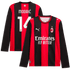  Luka Modrić AC Milan 2026/27 Home Replica Long Sleeve Jersey Black/Red