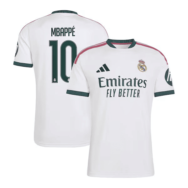 Kylian Mbappé Real Madrid Jersey Gool 2026/27 Home pro Jersey - White