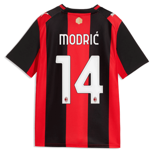  Luka Modrić AC Milan 2026/27 Home Replica Jersey Black/Red