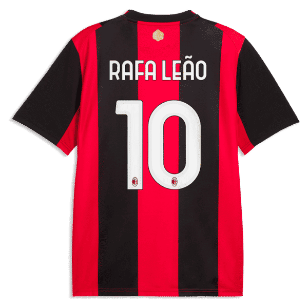  Rafael Leão AC Milan 2026/27 Home Replica Jersey Black/Red