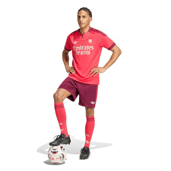 Olympique Lyonnais adidas 2026/27 Away Replica Jersey - Red