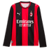  Rafael Leão AC Milan 2026/27 Home Replica Long Sleeve Jersey Black/Red
