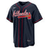 Custom Ronald Acuña Jr. Atlanta Braves Alternate Replica Jersey Navy