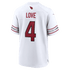 Custom Jeremiyah Love Arizona Cardinals Game Player Jersey White