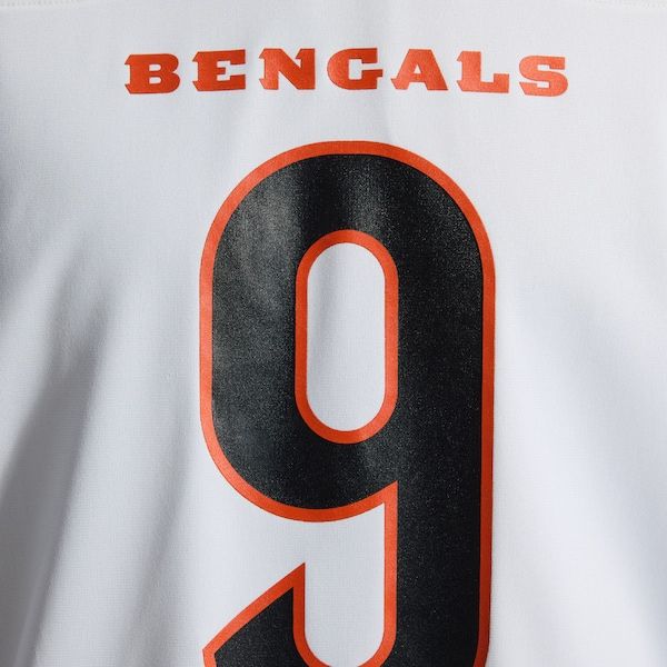Custom Joe Burrow Cincinnati Bengals Game Jersey White