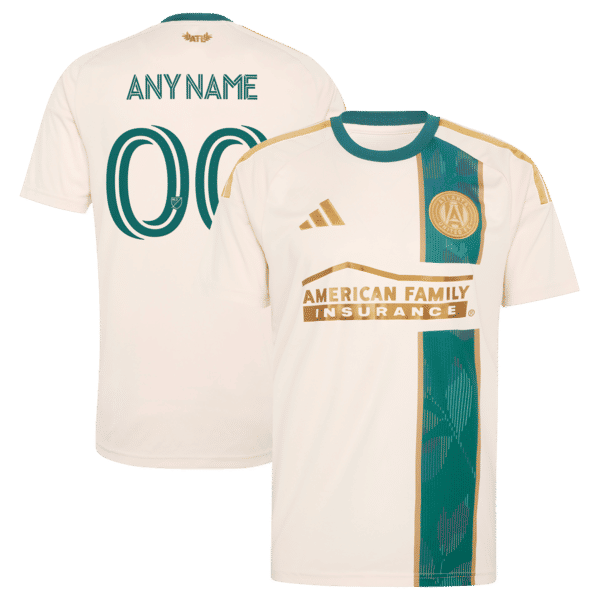 Customized Atlanta United FC 2026 Spirit of '96 Replica Custom Jersey Tan