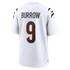 Custom Joe Burrow Cincinnati Bengals Game Jersey White