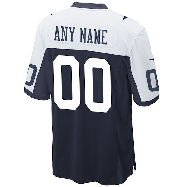 Custom Dallas Cowboys Custom Game Jersey Navy