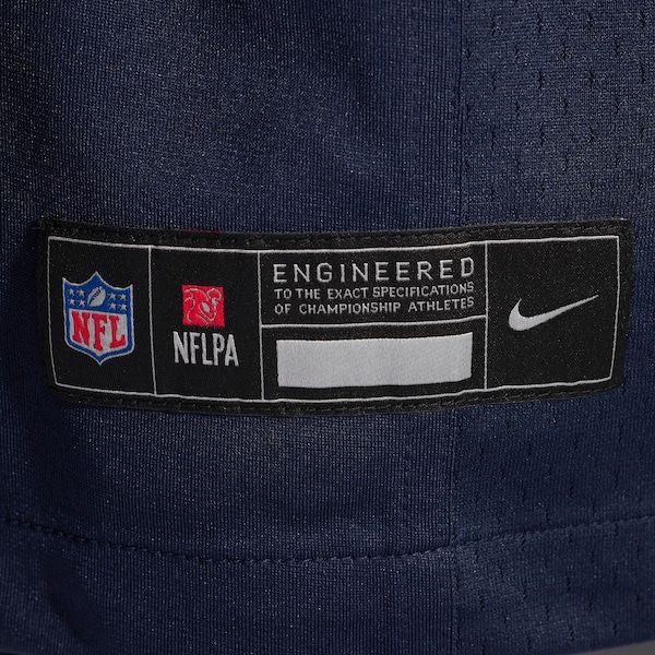 Custom Rome Odunze Chicago Bears Game Jersey Navy